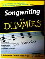 Songwriting For Dummies?