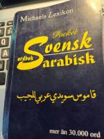 Svensk-arabisk ordbok Pocket 30.000 ord