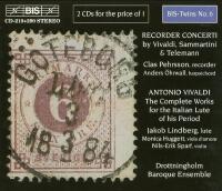 Recorder Concerti = Blockfl&ouml;tenkonzerte & The Complete Works For The Italian Lute Of His Period (2xCD)