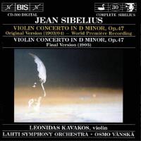 Violin Concerto In D Minor, Op. 47 (Both Versions)