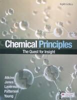 Chemical Principles : The Quest For Insight