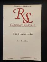 Religion i Amerika idag R&S 1987:4 Nr 18