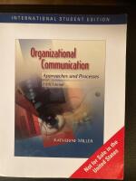 Organizational communication - approaches and processes
