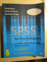 SPSS for psychologists : a guide to data analysis using SPSS for Windows