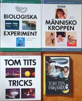 Bokpaket 4 x Tom Tits Experiment och faktamix