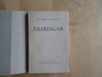 &Aring;rsringar  1:a uppl. 1927