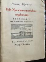 Fr&aring;n Nya elementarskolans ungdomstid