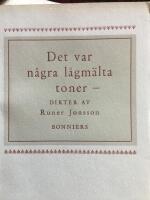 Det var n&aring;gra l&aring;gm&auml;lta toner