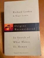 Origins reconsidered - in search of what makes us human