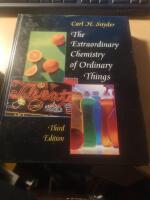 The extraordinary chemistry of ordinary thing... 