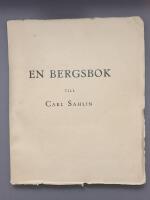 En bergsbok till Carl Sahlin