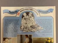 Mormorsbroderier : vitt p&aring; vitt, allmoges&ouml;m, korsstygn, fria broderier