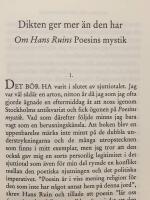 Obegr&auml;nsningens ljus : Texter om poesi