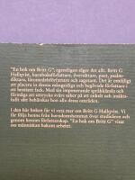 En bok om Britt G. : [f&ouml;rfattaren och &ouml;vers&auml;ttaren Britt G. Hallqvist]