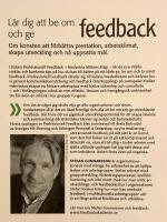 Professionell Feedback - Medvetna m&ouml;tens magi - om konsten att f&ouml;rb&auml;ttra pr