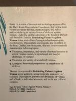  Rethinking Violence against Women