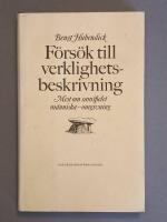 F&ouml;rs&ouml;k till verklighetsbeskrivning : mest om samspelet m&auml;nniska-omgivning