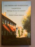 JAG MINNS MIN BARNDOMS VADSTENA Skildringar fr&aring;n &aring;ren f&ouml;re sekelskiftet