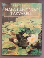 M&aring;la landskap i akvarell