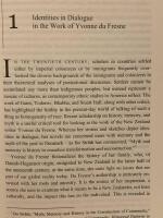 "For Was I Not Born Here?": Identity and Culture in the Work of Yvonne du Fresne