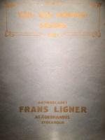 Aktiebolaget Frans Ligner. Kl&auml;deshandel, Stockholm. V&aring;r- och sommars&auml;song 1921