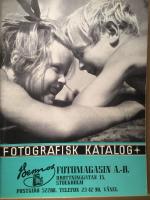 Fotografisk katalog. Hennos Fotomagasin A.-B, Drottninggatan 15, Stockholm