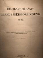 Trafikaktiebolget Gr&auml;ngesberg - Oxel&ouml;sunds styrelses ber&auml;ttelse f&ouml;r &aring;r 1920