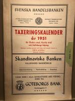 Taxeringskalender &aring;r 1951 f&ouml;r &Ouml;rebro stad, Kumla stad och Hallsbergs k&ouml;ping