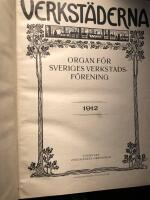 Verkst&auml;derna. Organ f&ouml;r Sveriges verkstadsf&ouml;rening. Nr: 1 - 12,  &aring;r 1912