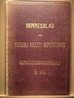 Minnesblad f&ouml;r svenska folkets deputationer i representationsfr&aring;gan &aring;r 1865