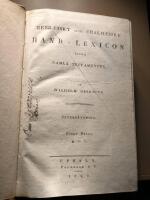 Hebraeiskt och Chaldaeiskt Hand - lexicon &ouml;fver gamla testamentet, del I-II