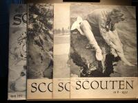 Tidningen Scouten, fyra nummer: nr 4, 1943 - nr 3,1951 - nr 5, 1952 och nr 6, 1952