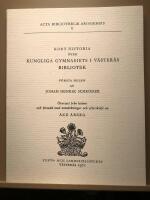 Kort historia &ouml;ver Kungliga gymnasiets i V&auml;ster&aring;s bibliotek