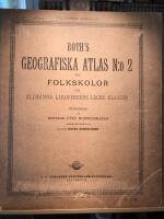 Roth&acute;s geografiska atlas n:o 2 f&ouml;r folkskolor och allm&auml;nna l&auml;roverkens l&auml;gre klasser