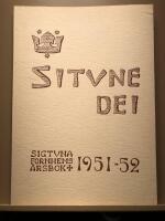 Situne Die 1951 - 1952. Sigtuna fornhems &aring;rsbok