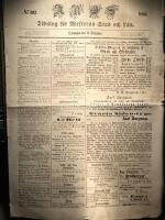 Aros. Tidning f&ouml;r Wester&aring;s stad och L&auml;n, onsdagen den 19 december1866