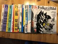 Folket i Bild - Kulturfront.  Nr: 1 - 23.  &aring;r 1974