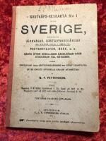 Godtk&ouml;ps-Reskarta N:o 1 &ouml;fver Sverige, upptagande jernv&auml;gar, g&auml;stgifvareg&aring;rdar, postanstaltar bruk m.m. Karta &ouml;fver segelleden kanalv&auml;gen fr&aring;n Stockholm till G&ouml;teborg