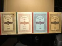 Svenska Almanackan f&ouml;r &aring;ret,   1891 - 1892 - 1895 - 1896  