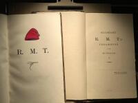 S&auml;llskapet  R. M. T:s ledam&ouml;ter och episoder,  "Br&ouml;der r&ouml;d som aftonsolen, pryder m&ouml;ssan huvudpolen",  Del I - II