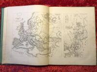 Atlas &ouml;fver Allm&auml;nna Historien i sammandrag efter v. Spruner, v. Wedell, Kiepert, Barberet m.fl. af Carl Fredrik Wiberg och Thure von Mentzer. Medeltiden och Nyare Tiden