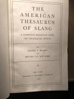 The American thesaurus of slang