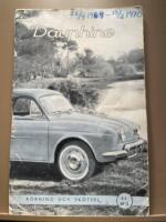 Dauphine (Renault)  K&ouml;rning och sk&ouml;tsel