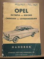 Opel Olympia och Rekord,  Caravan och Leveranssedan. Handbok