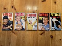 Fotboll Boken, 5 ex,  1963 - 1967