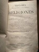 Historia descriptiva y filosofica de las religiones, del I