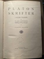 Platon, Skrifter, del V