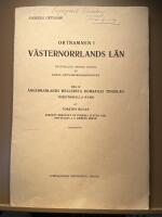 Ortnamnen i V&auml;sternorrlands l&auml;n, del II: &Aring;ngermanlands mellersta domsagas tingslag. territoriella namn