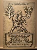 Landskamp i fri idrott, Sverige -Storbritannien, Stockholm 1953. Program