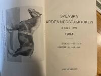 Svenska Ardennerstamboken,  Band XVI  1924